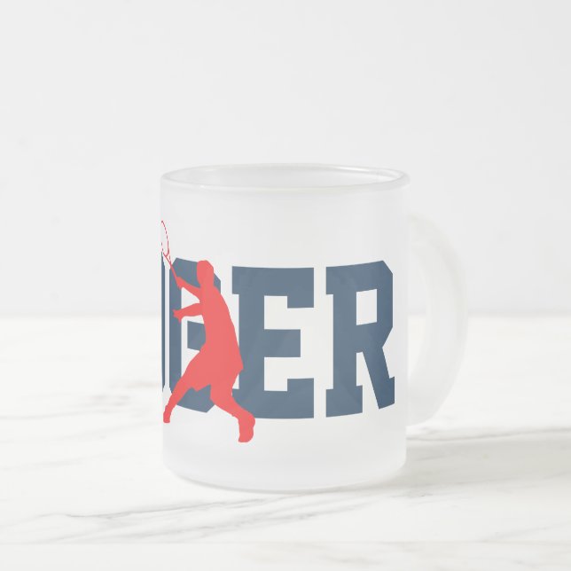 Givré Cadeau fait sur commande de tasse de joueur de (Devant droit)
