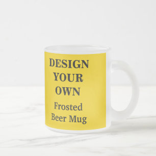 Givré Concevez votre propre tasse de bière - jaune
