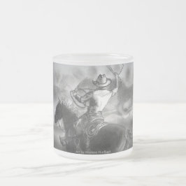 Givré Cowboy sur la tasse Roping de tasse de café de