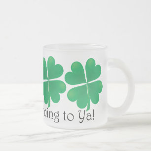 Givré Dessus-o-le-Matin à Ya ! Tasse de shamrock