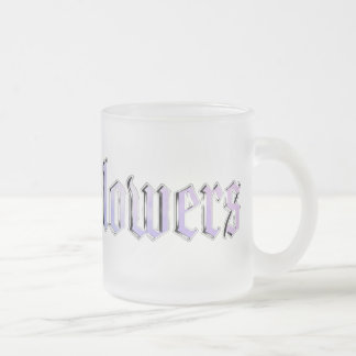 Givré Fleurs Chola | Tasse en verre glacé