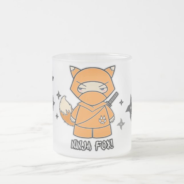 Givré Fox de Ninja ! Avec la tasse de Shurikens (Centre)