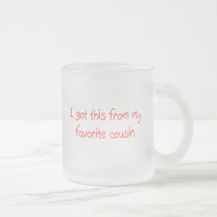 Givré J'ai obtenu ceci de ma tasse préférée de cousin