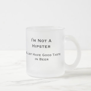 Givré Je ne suis pas un hippie-- Tasse de bière