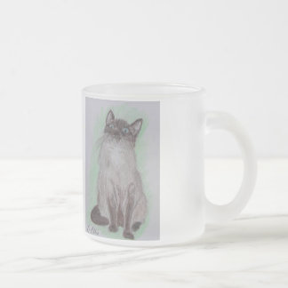Givré La tasse givrée de chat siamois de Birdwatcher