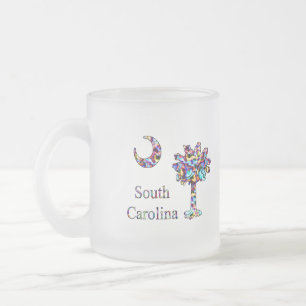 Givré Palmetto de la Caroline et tasse psychédéliques 