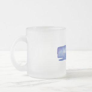 Givré Tasse à café baleine aquarelle