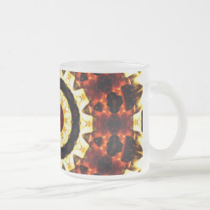 Givré Tasse à café, Feu abstrait Lava, Personnalisable