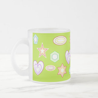 Givré Tasse à motifs de couleur olive