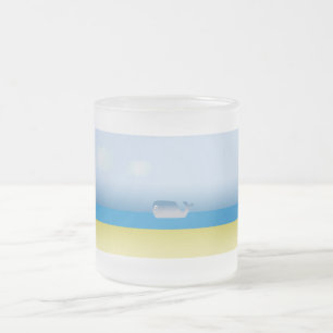 Givré Tasse avec baleine de dessin animé