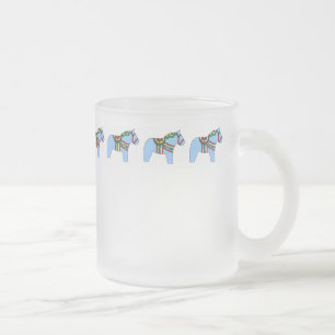 Givré Tasse bleue de cheval de Dala
