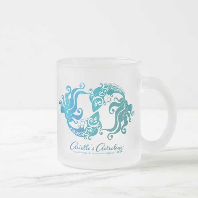 Givré Tasse d'astrologie de Poissons (Droit)