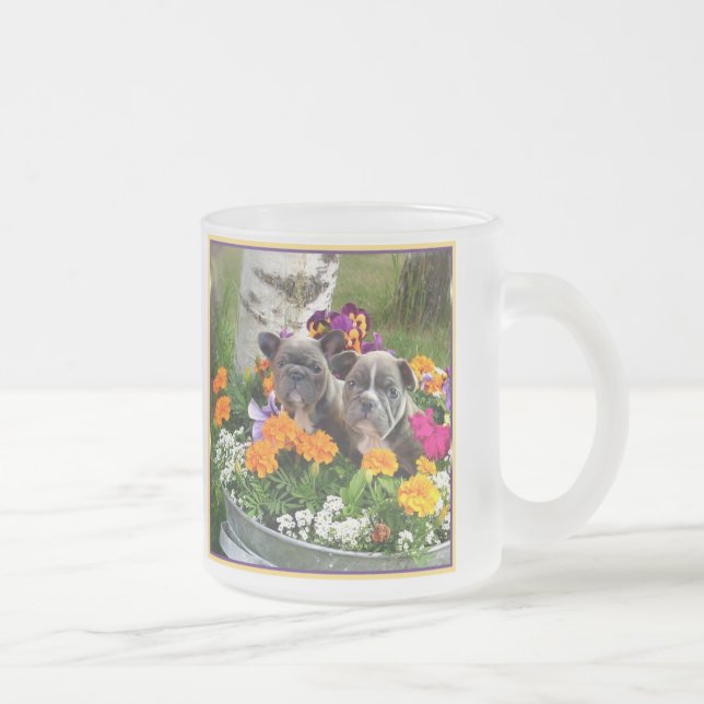 Givré Tasse de bouledogues français (Droit)