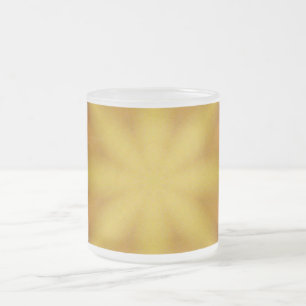 Givré Tasse de café, Abstrait Orange Doré, Personnalisab