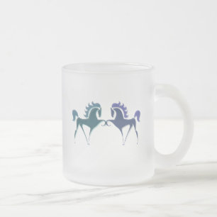 Givré Tasse de café en verre de progression de logo