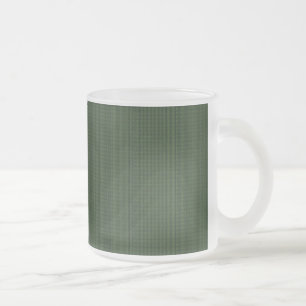 Givré Tasse de café modelée vert-foncé