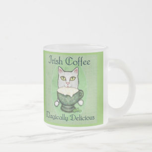Givré Tasse de chat de café irlandais du jour de St