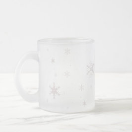 Givré Tasse de flocons de neige