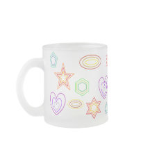 Tasse de formes blanches
