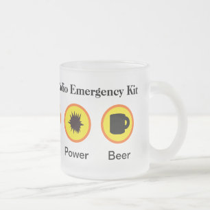 Givré Tasse de kit de secours de radio-amateur