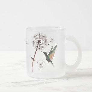Givré Tasse de pissenlit et de colibri