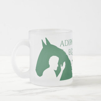 Givré Tasse de verre congelée avec le logo Adirondack EA