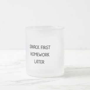 Givré Tasse Drôle pour Enfants Collation d'Abord Devoirs