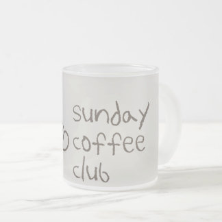 Givré Tasse du Club Café du Dimanche | Citation pour ama