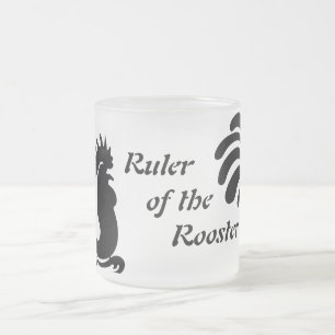 Givré Tasse en verre dépoli "Souverain du Coq"