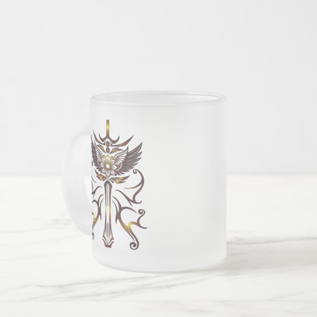 Givré Tasse en verre Épée d'aile (Devant gauche)