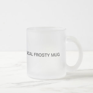 Givré Tasse en verre givrée classique