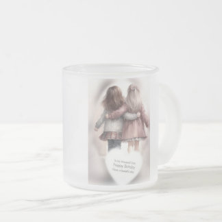 Givré Tasse en verre pour anniversaire Sœurs pour toujou