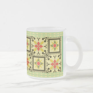 Givré Tasse en verre - vert 04