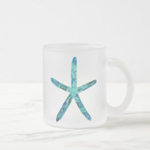 Givré Tasse givrée d'étoiles de mer