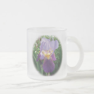 Givré Tasse givrée par iris pourpre