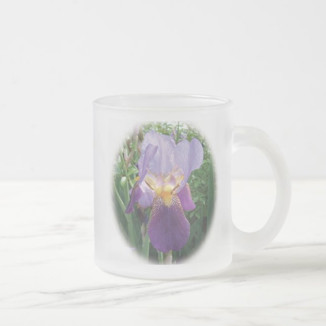 Givré Tasse givrée par iris pourpre (Droit)