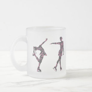 Givré Tasse givrée par motif de patineur artistique