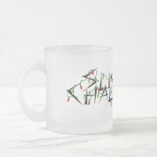 Givré Tasse légèrement contestée de lumières de Noël