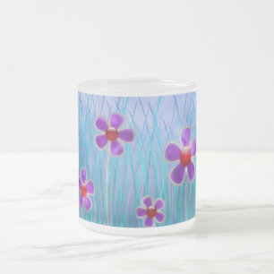Givré Tasse timide de marguerites