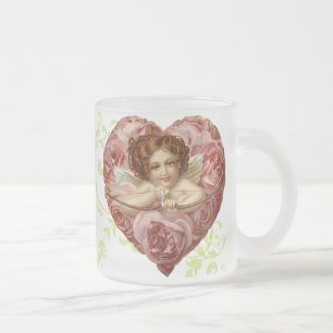 Givré Tasse victorienne de Valentines d'ange