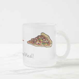 Givré Tranche de pizza - tasse de bière drôle de repas