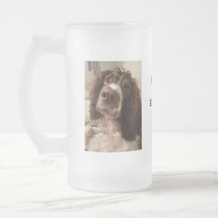 Givrée Chope en verre de cadeau de fête des pères