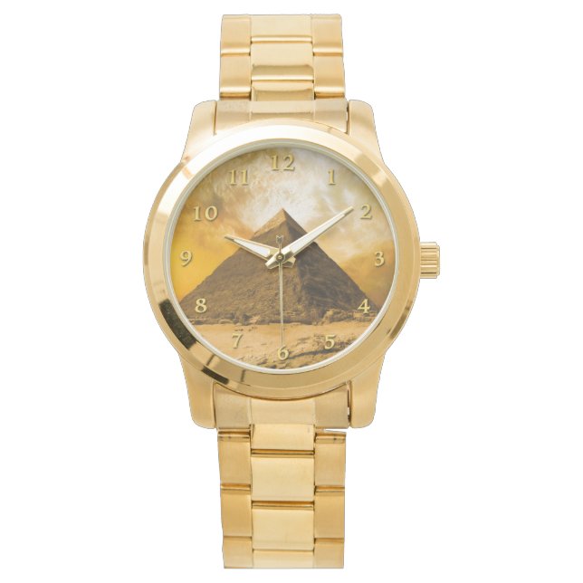 GIZA PYRAMID "SUNSET FOR A KING" ARMBANDUHR (Vorderseite)