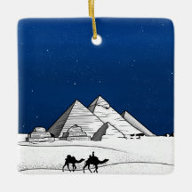 Giza Pyramiden, schwarz-weiß