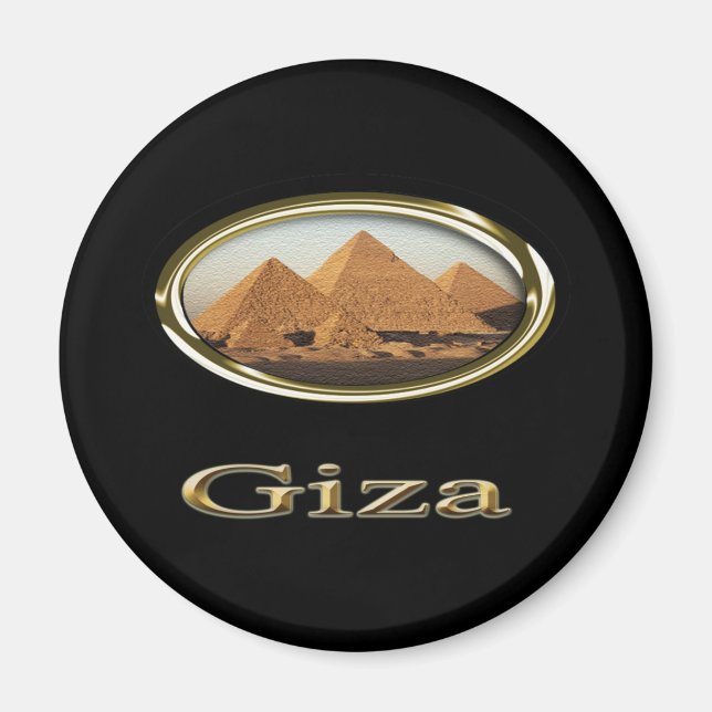 Giza Pyramids Designs Magnet (Vorne)