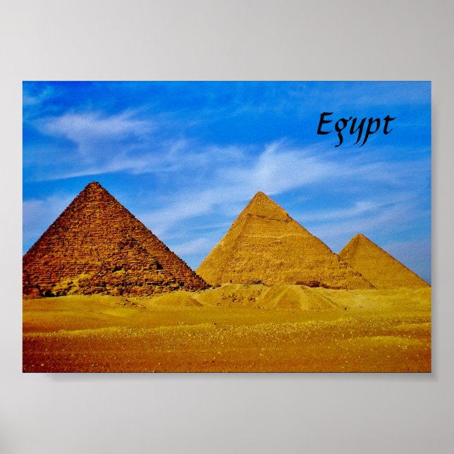 Giza Pyramids Poster (Vorne)
