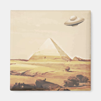 Giza Spaceship Magnet