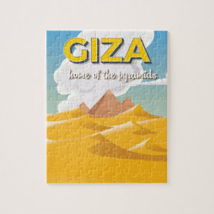 Giza - Zuhause der Pyramiden Reiseplakat