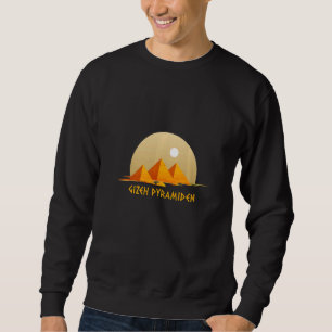 Gizeh-Pyramiden Anubis Ägypten Souvenir Ägyptologe Sweatshirt