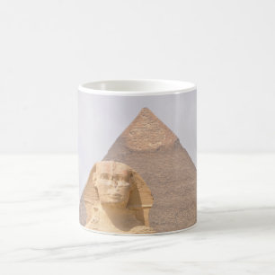 Gizeh Pyramiden Sphinx Pharao altes Ägypten Reise Kaffeetasse